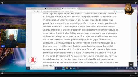 Proclamation Nationale sur la Sainteté de la Vie Humaine