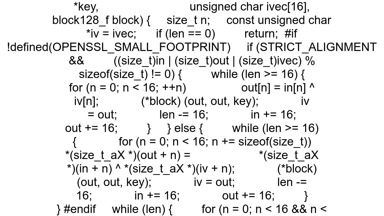 AES 256cbc encryption C using OpenSSL