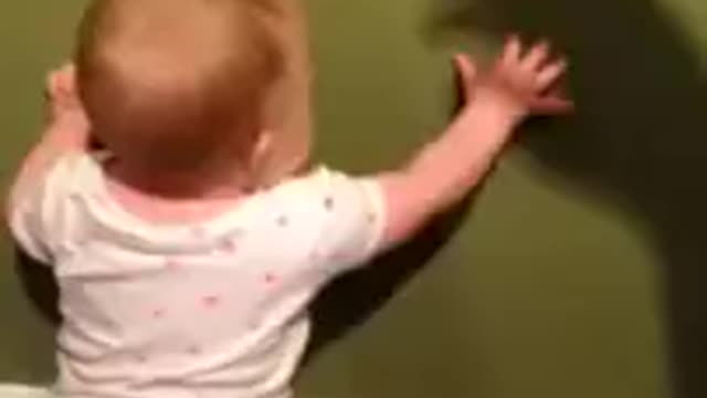 Shadow puppet ‘bites’ shocked baby