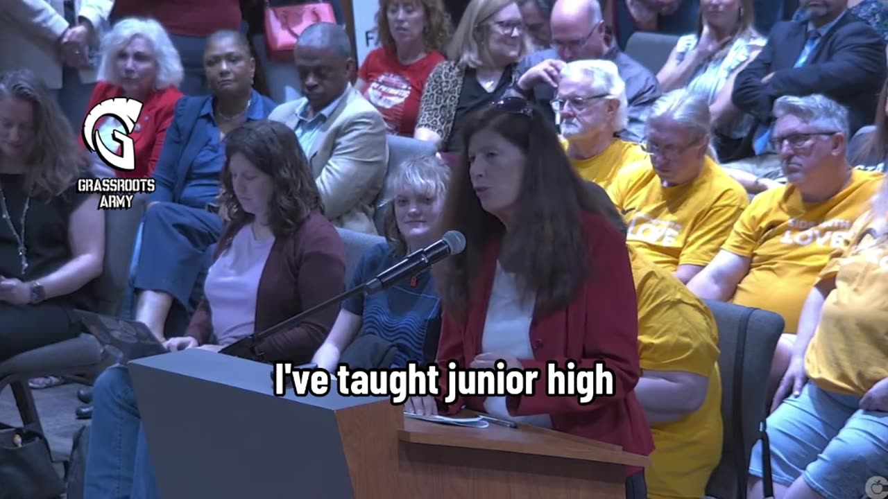 Teacher Confronts School Board “Come on let's go back to reading writing and arithmetic.”