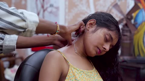 Oddly Satisfying Scalp Massage _ Soothing Head Tingles _ Indian Massage