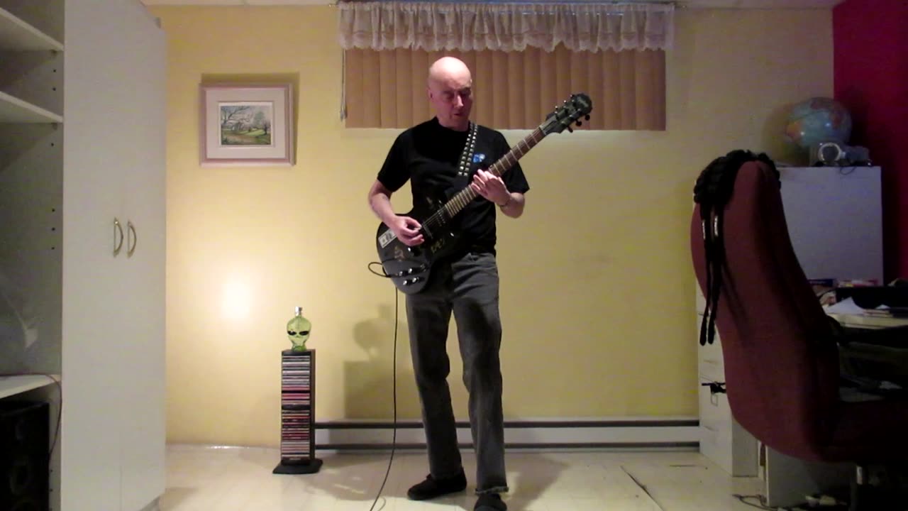 105 Epiphone G-400 M improvisation musicale