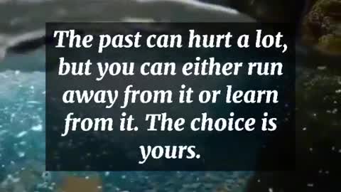 The past can hurt a lot