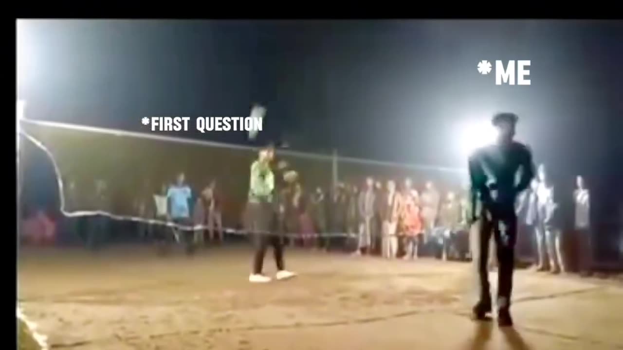 First question