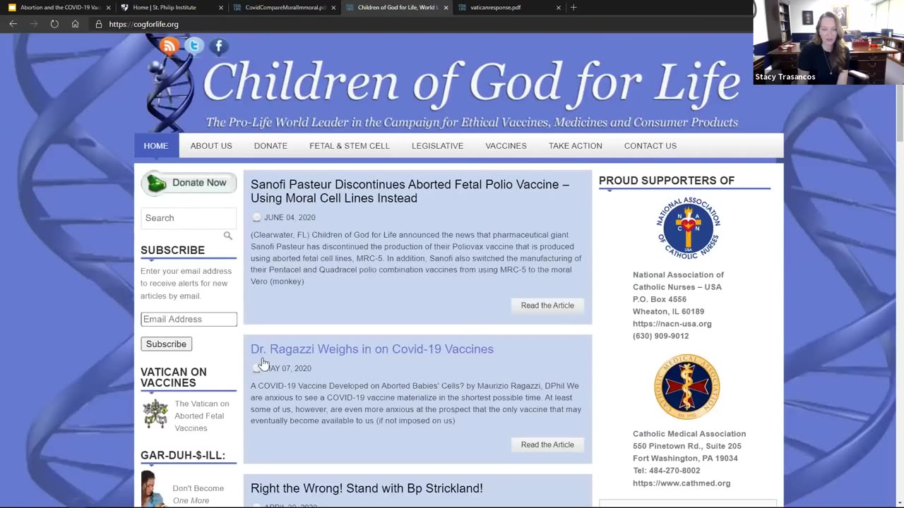 Abortion Ethical Vaccines and Catholic Teaching with Bishop Joseph Strickland