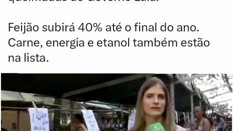 URGENTE - Alimentos terão aumento de 40% em alguns casos devido às queimadas do Governo Lula! Feijão subirá 40% até o final do ano. Carne, energia e etanol também estão na lista.