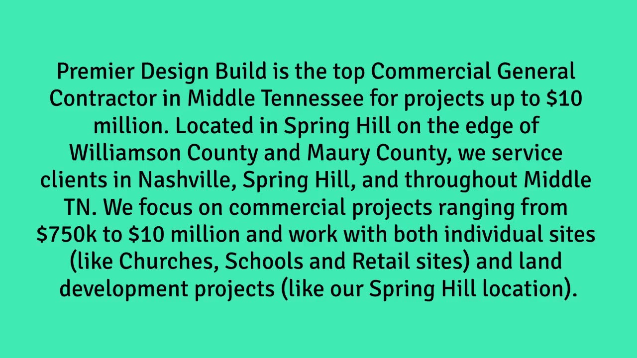 commercial construction middle tennessee