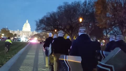 Washigton DC - Masked Fake patriots December 5th 2021