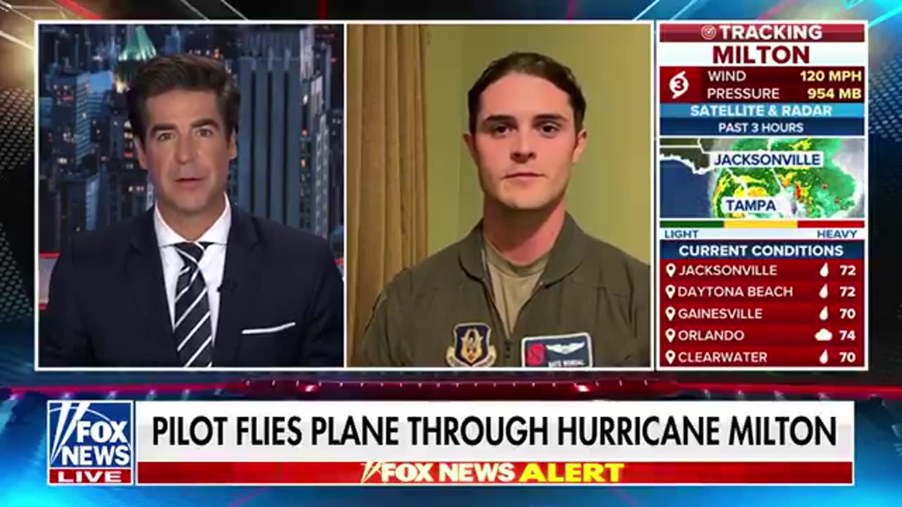 pilot who flew his plane through Hurricane Milton