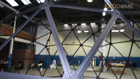 Introducing Ekodome TERRA Frame, 3V Geodesic Dome_Cut