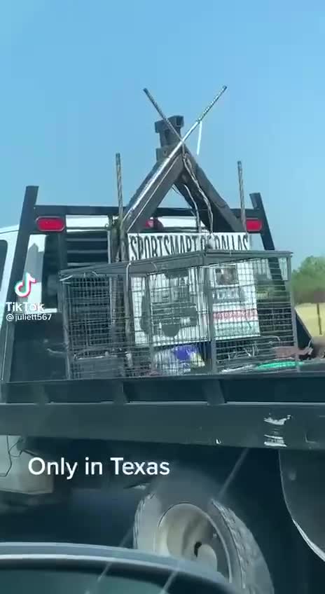 Only in TEXAS !!! A real Patriot !