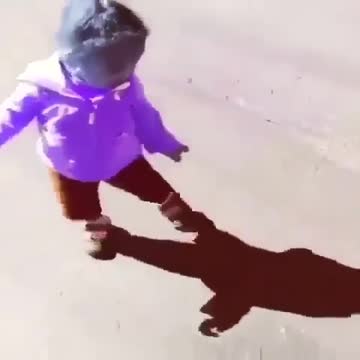 Regrann from @kidsbecrazy - My shadow is