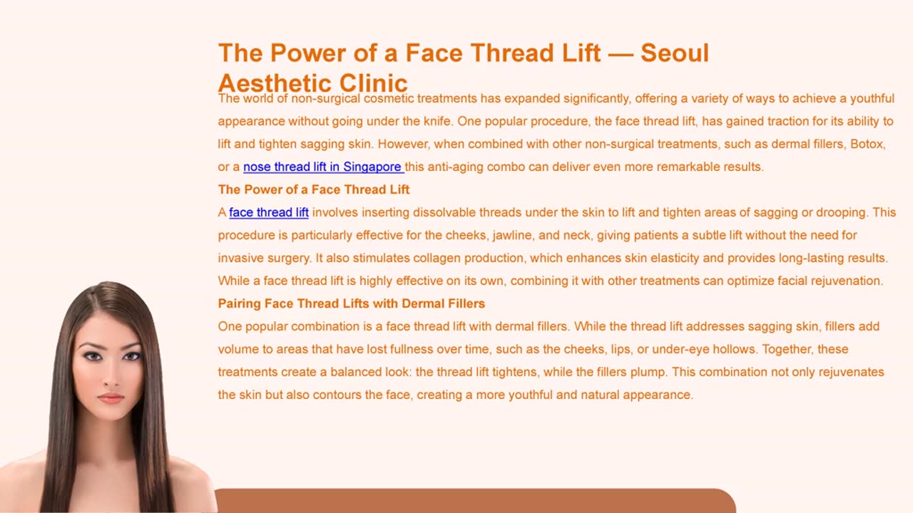 The Power of a Face Thread Lift — Seoul Aesthetic Clinic