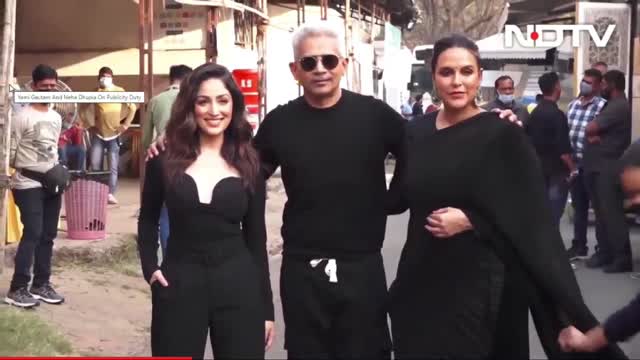 Yami Gautam And Neha Dhupia On Publicity Duty