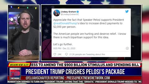 President Trump CRUSHES Pelosi’s Package