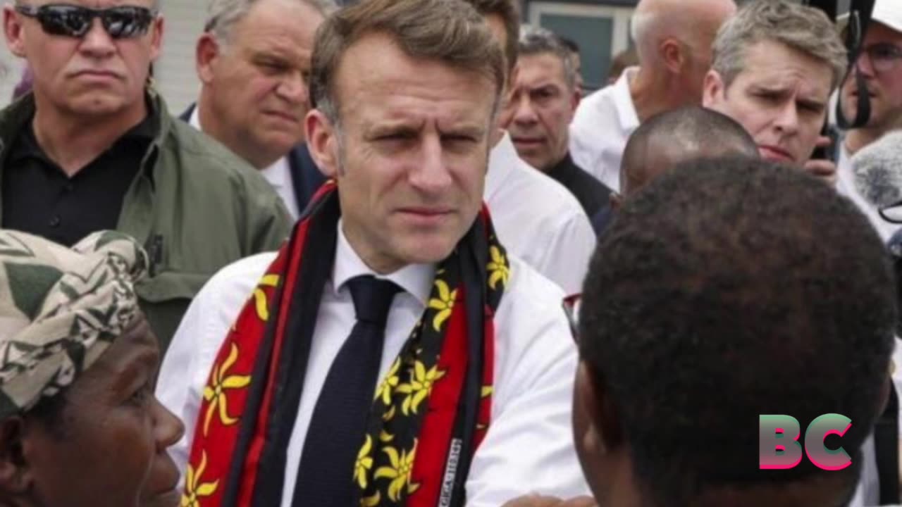 Macron tells cyclone-hit Mayotte islanders to be grateful they are French after facing jeers