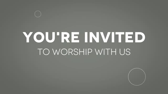 You're Invited