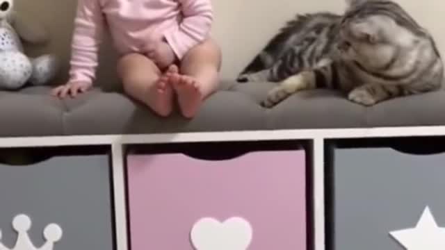 Cute Baby try not to smile Challenge #cute#baby