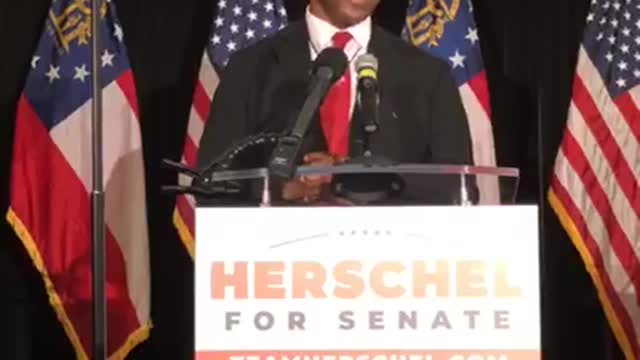 Herschel Walker Victory Speech Live Stream By Stan Fitzgerald Veterans for America First