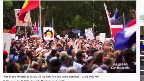 Recent freedom rally in Sydney