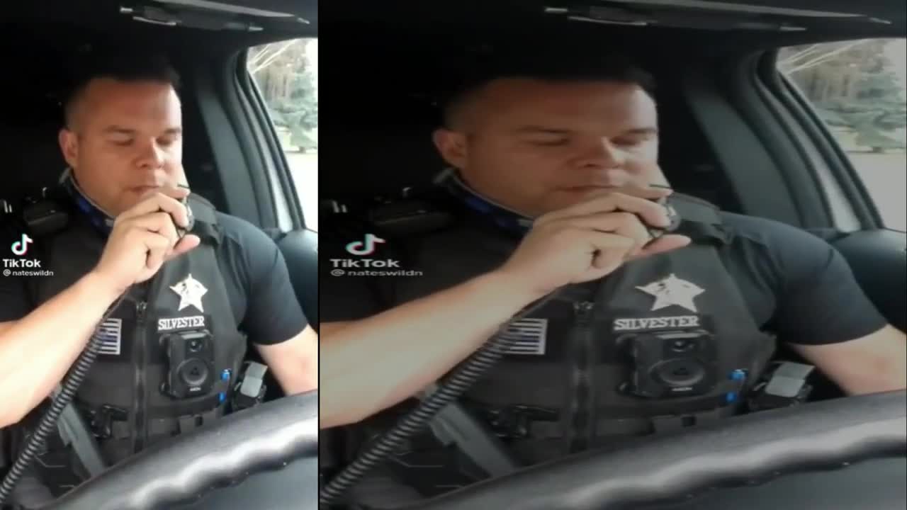 Officer DUNKS on Lebron James in Skit Viral tiktok Video