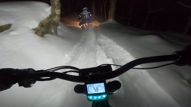 insane electric snowbike