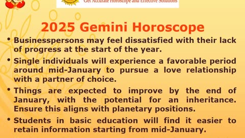 Gemini 2025 horoscope