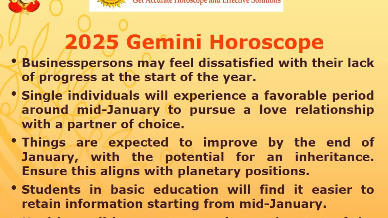 Gemini 2025 horoscope