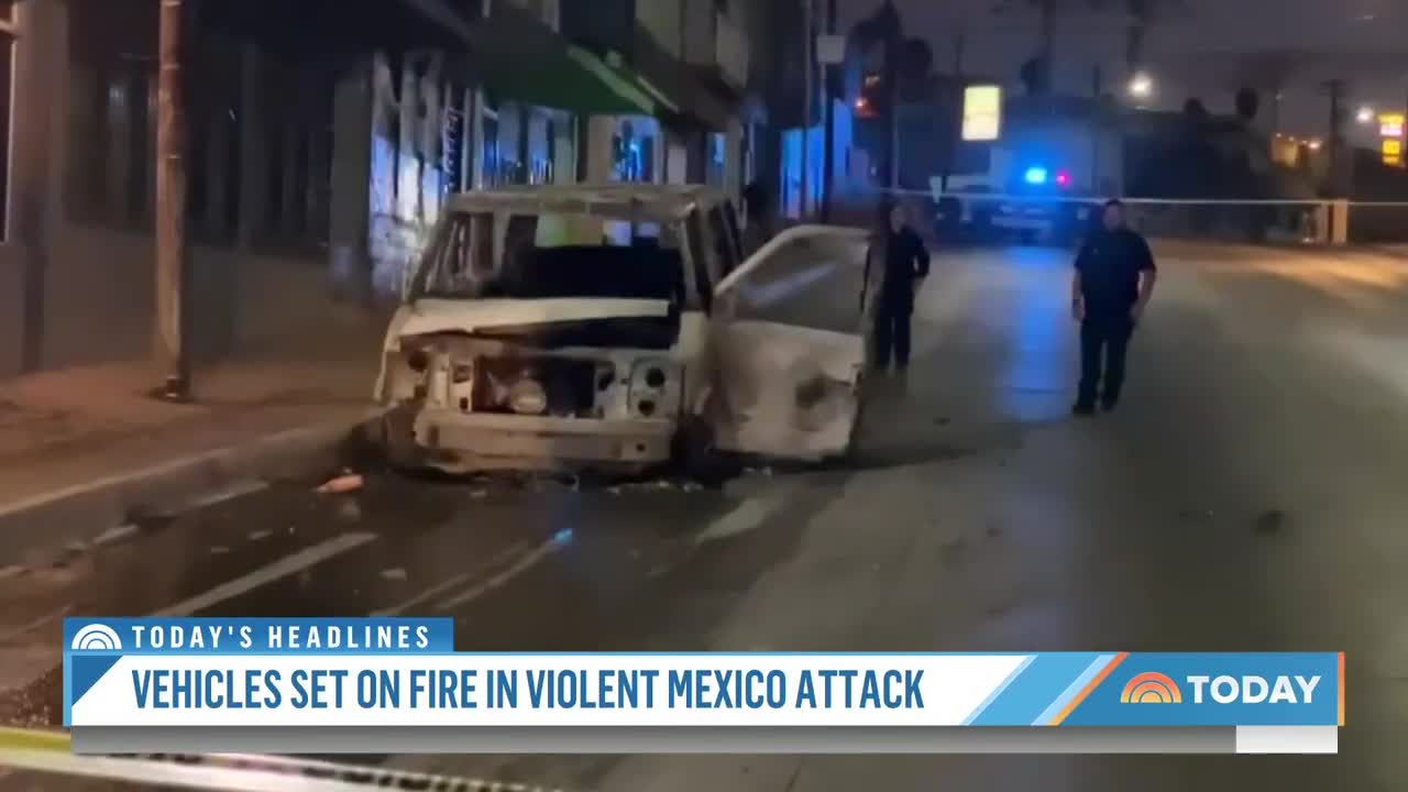 Dozens Of Vehicles Set On Fire Across 5 Cities In Mexico