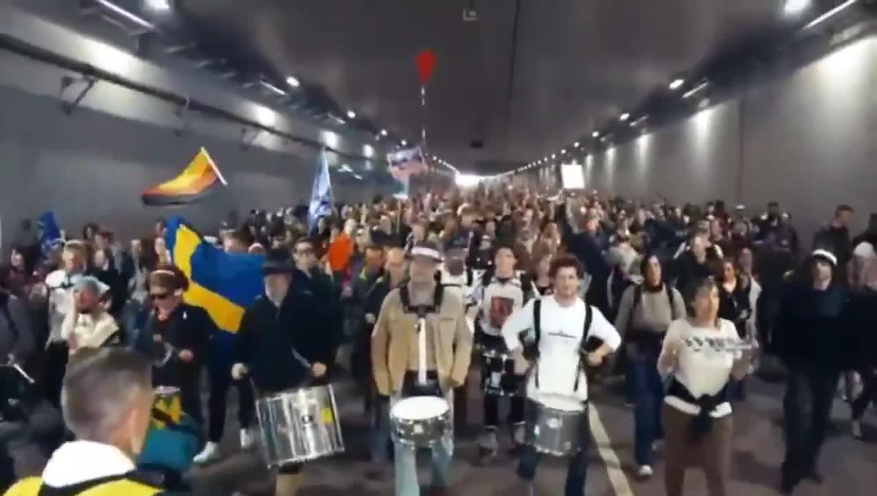 demonstration against restrictions in Germany