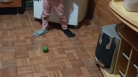 my daughter playing