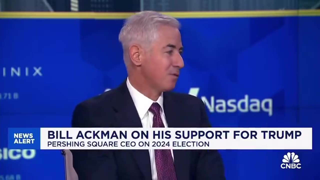 Bill Ackman On His Support For Trump