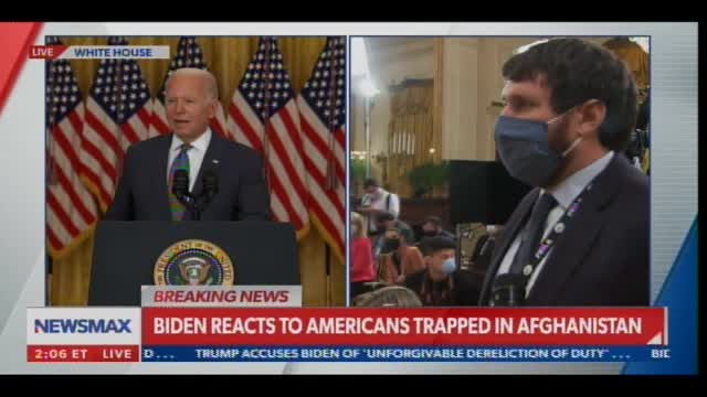 BIDEN ADMITS HE MADE CALL TO STALL EVACUATION OF KABUL!