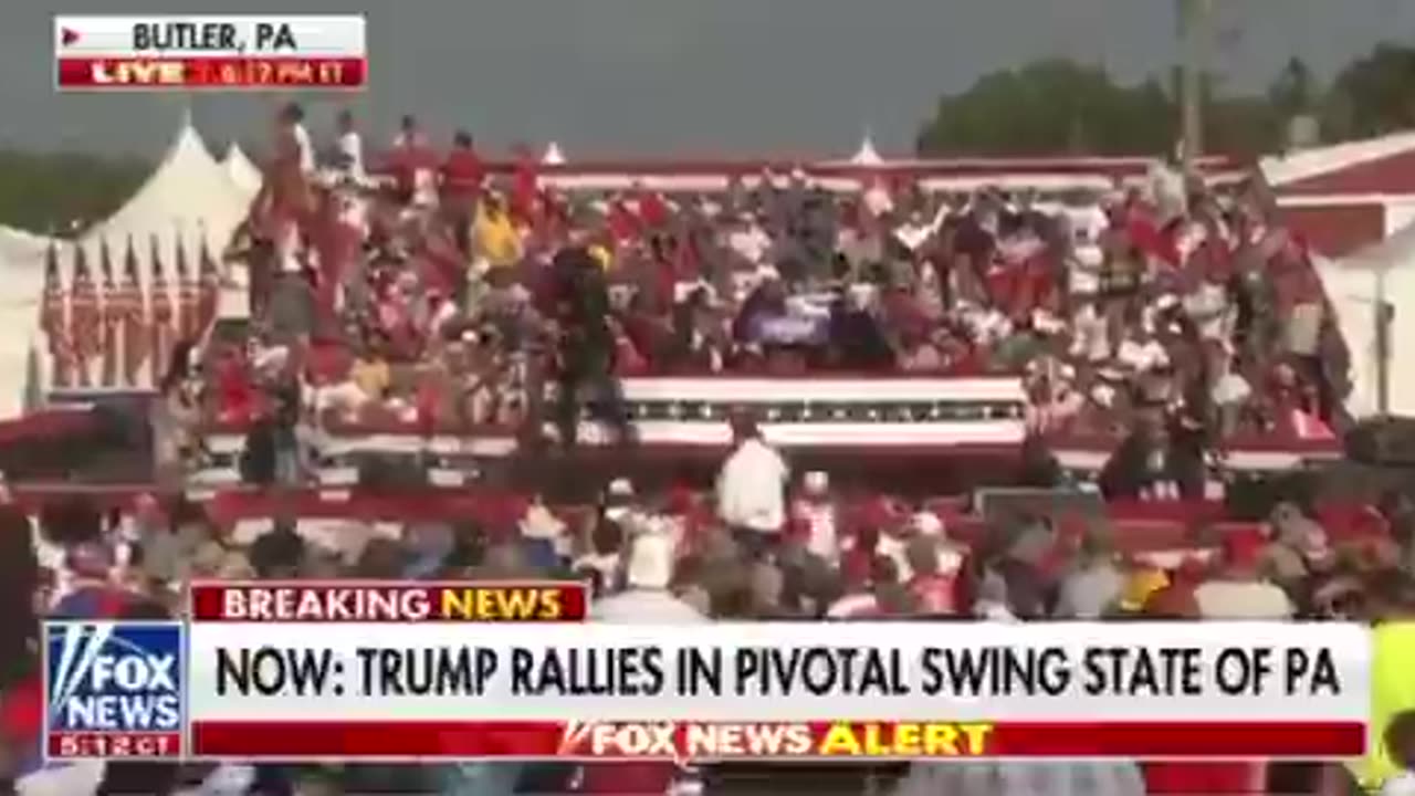 Trump shot out