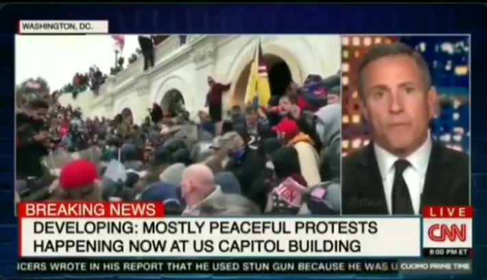 CUOMO: "Who Said Protests Need to Be Peaceful?" On Capitol