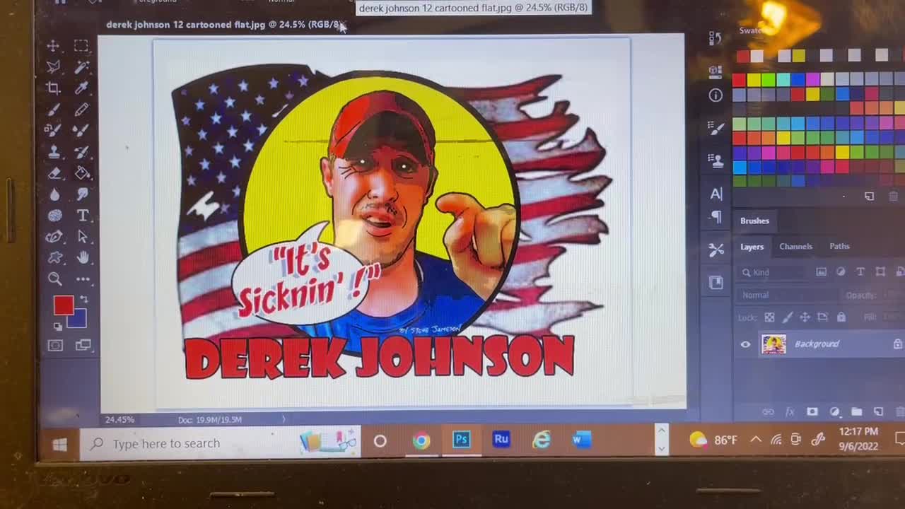 DEREK JOHNSON GRAPHIC