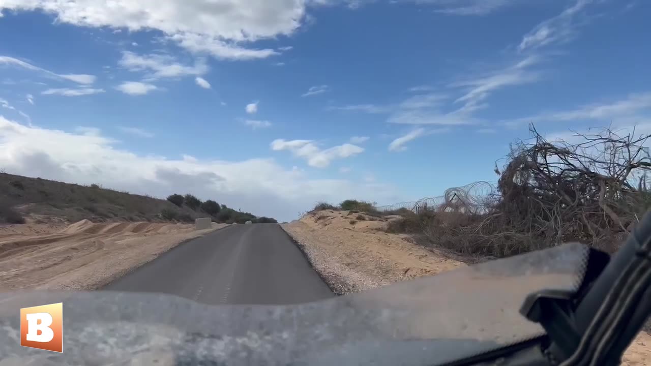 Breitbart News Drives Along Gaza Northern Border