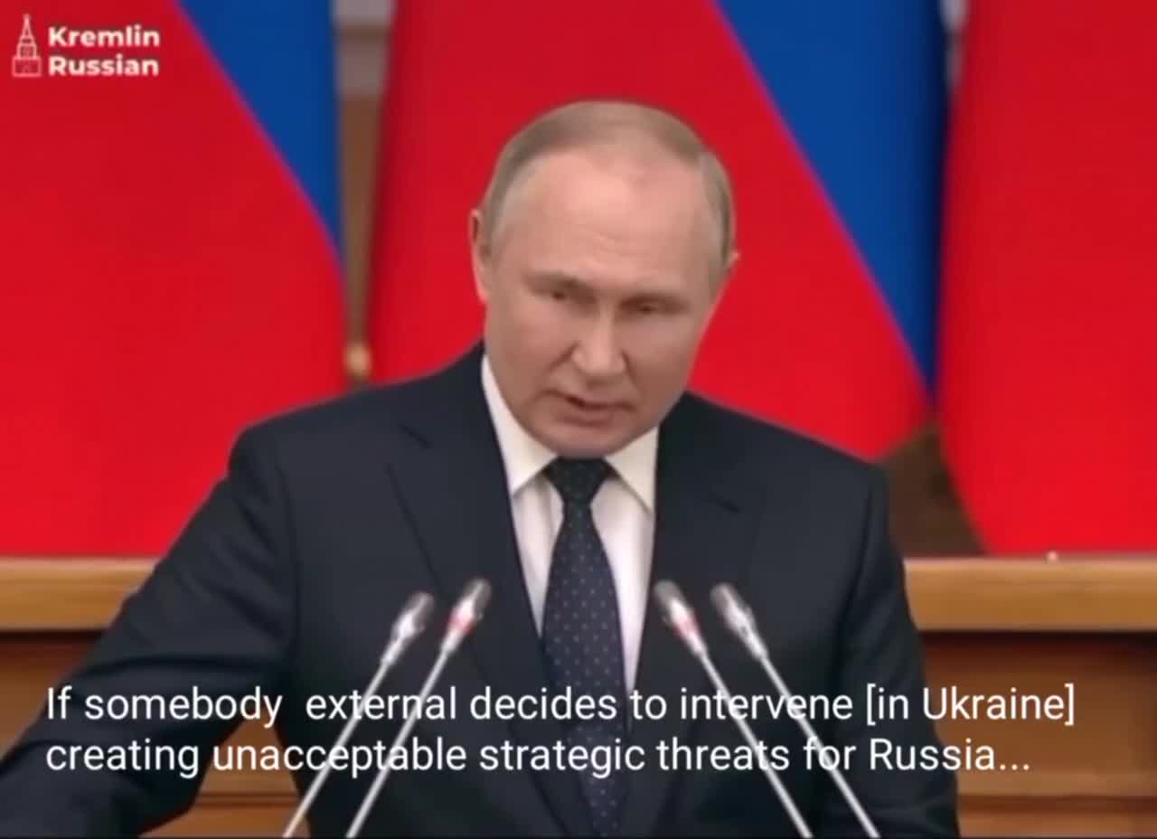 Ukraine War - Putin tells NATO not to intervene