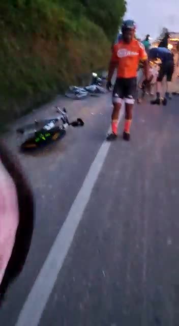 Ciclistas atropellados