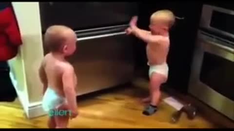 baby dubaning talking funny video