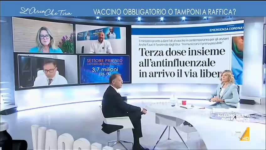 CAMBIO DI NARRATIVA: Claudio Giorlandino a LA7