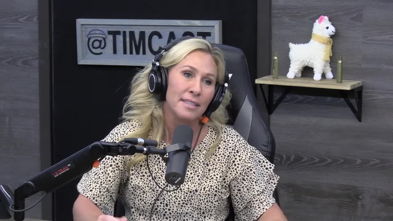 Marjorie Taylor Greene and Tim Pool Discuss Antifa & BLM Burning D.C.