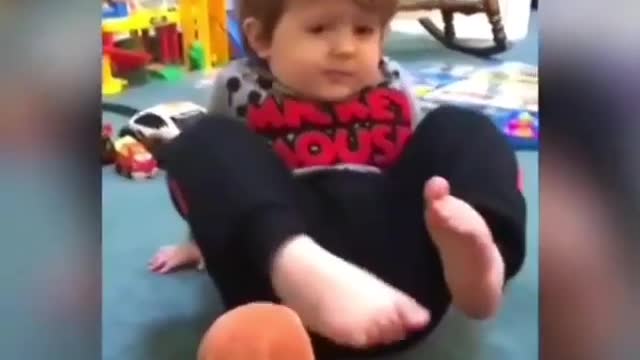 How Babies can react when they are of toy!!!