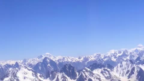 World Highest peaks plane view