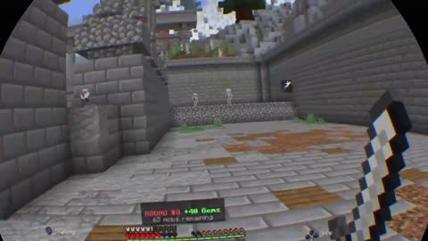 (Starting) (Testing Video) Gameplay Minecraft (Mob Arena) PSVR