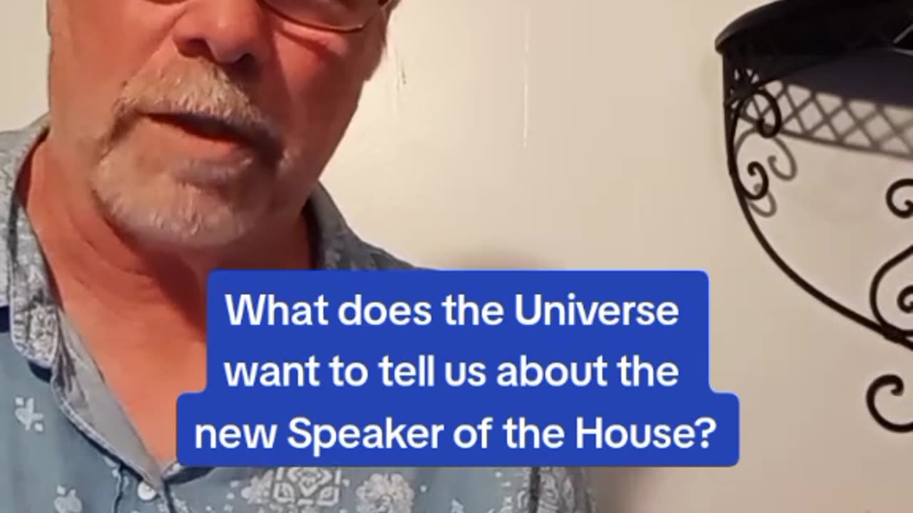 What does the Universe want to tell us about the new Speaker of the House - Mike Johnson?