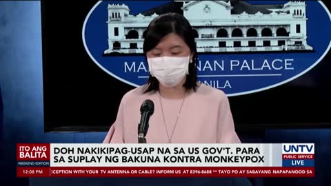 PH, nakikipag-usap na sa US para sa vaccine supply na pwedeng gamitin vs. monkeypox