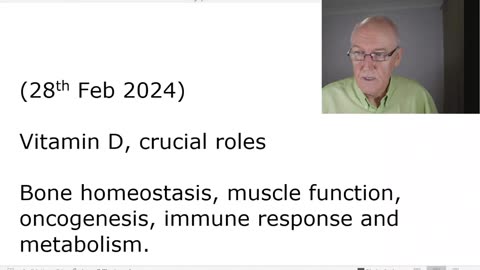 Vitamin D research, definitive and significant Dr. John Campbell - March 2024)