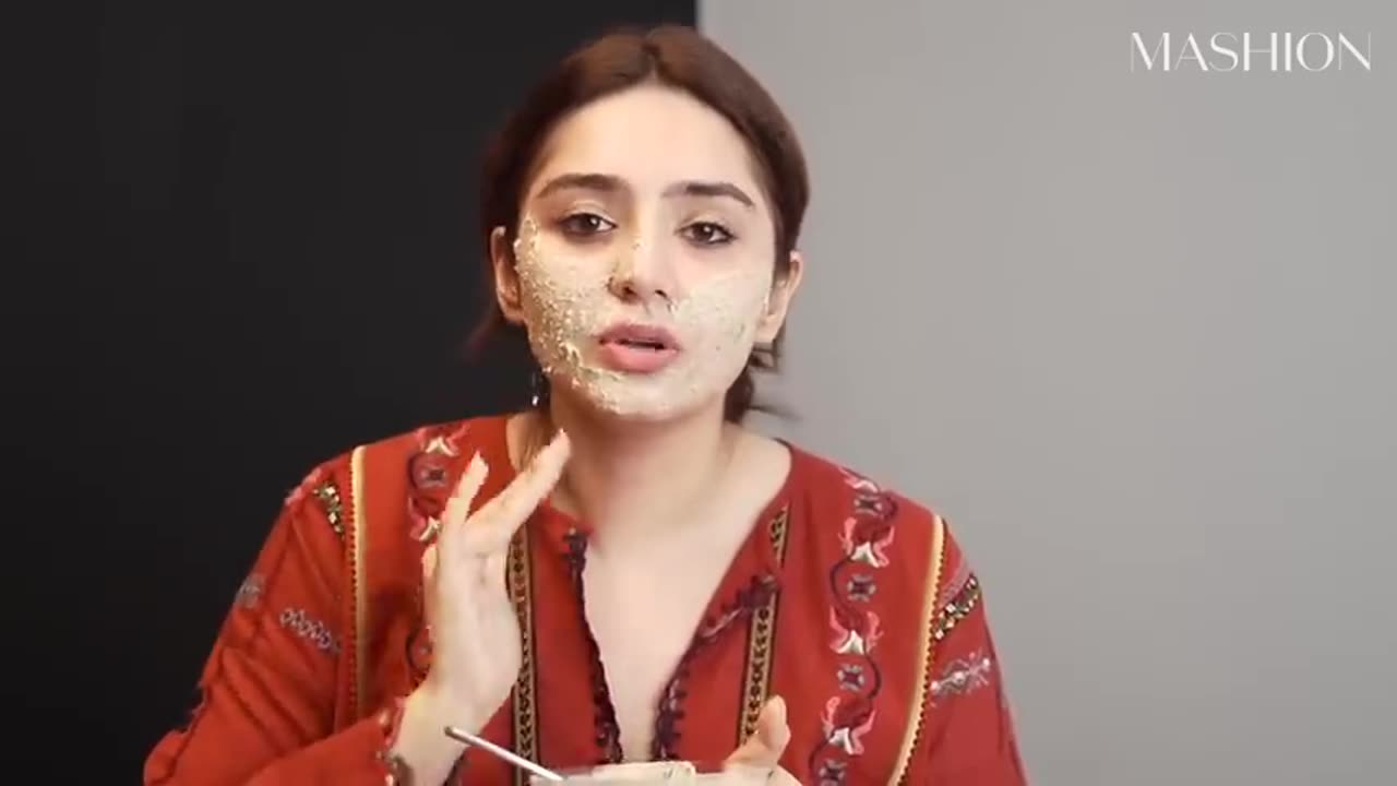 doing skincare