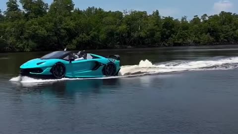 The lamborghini boat